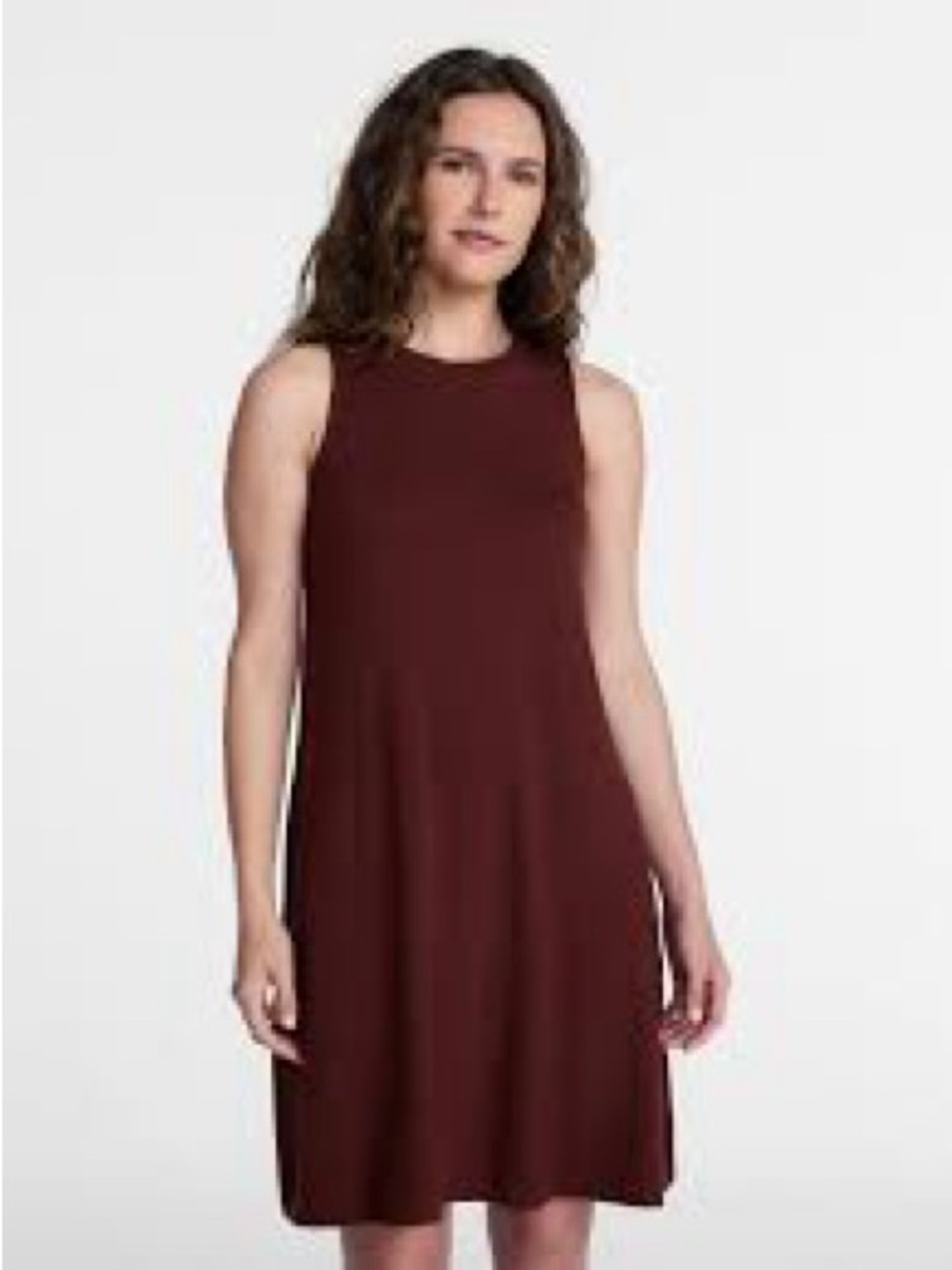 Time and Tru Swing Dress Purple Maroon Size XL